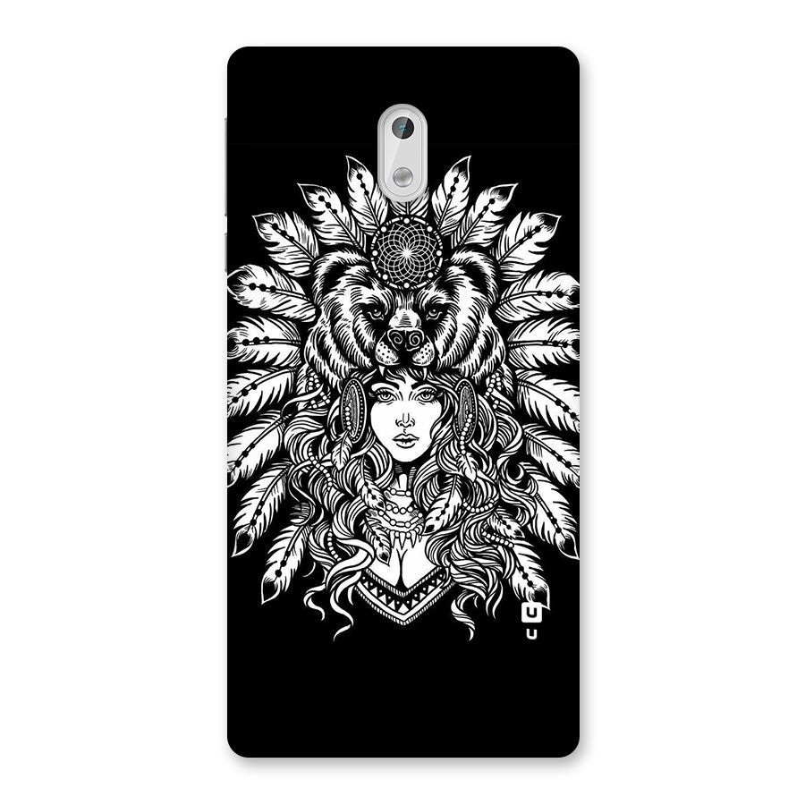 Girl Pattern Art Back Case for Nokia 3