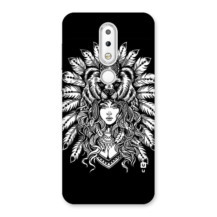Girl Pattern Art Back Case for Nokia 6.1 Plus