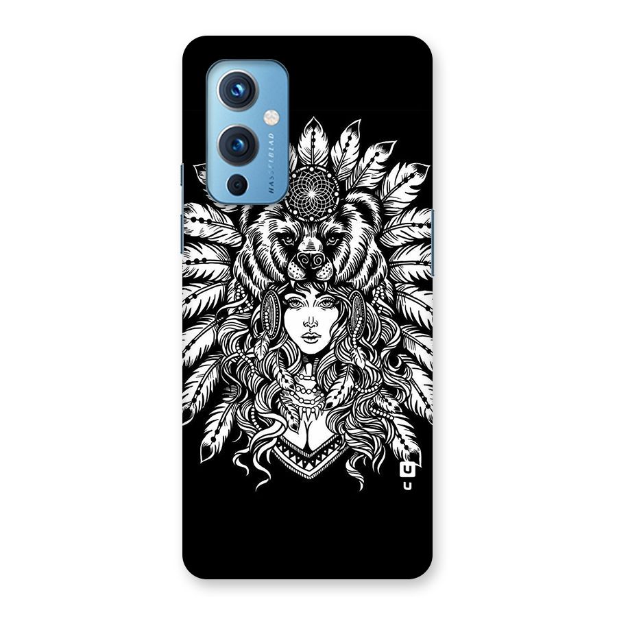 Girl Pattern Art Back Case for OnePlus 9