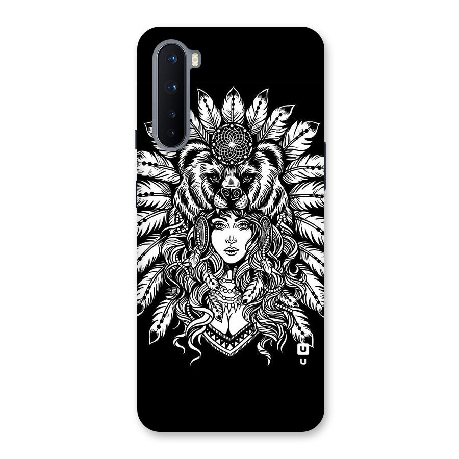 Girl Pattern Art Back Case for OnePlus Nord
