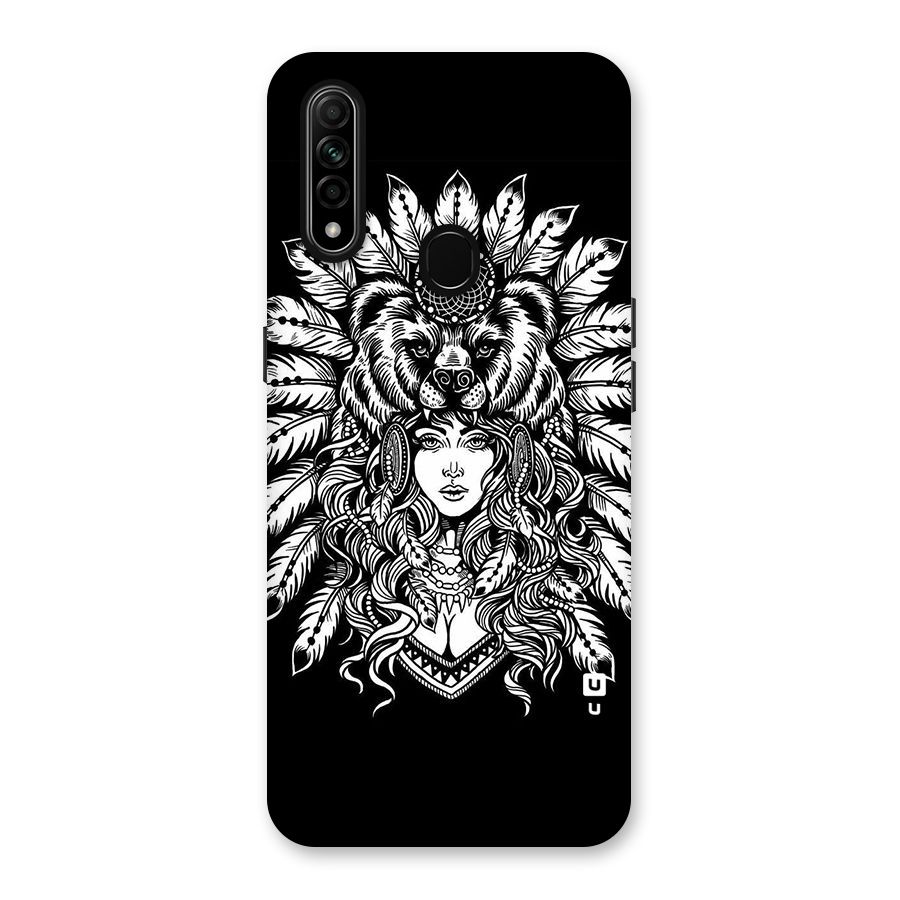 Girl Pattern Art Back Case for Oppo A31