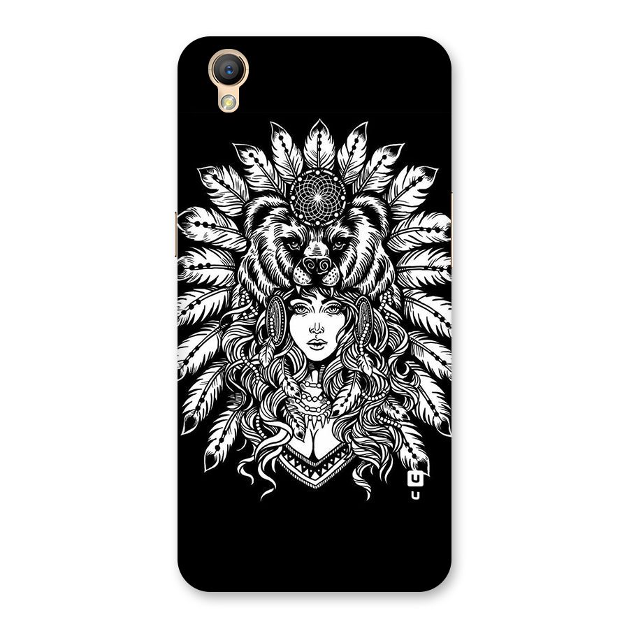 Girl Pattern Art Back Case for Oppo A37