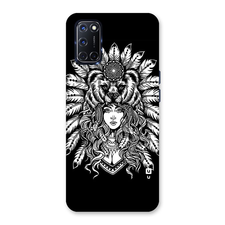 Girl Pattern Art Back Case for Oppo A52