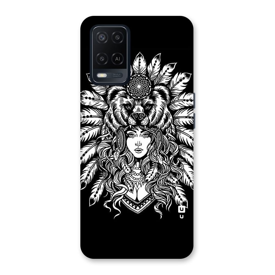 Girl Pattern Art Back Case for Oppo A54