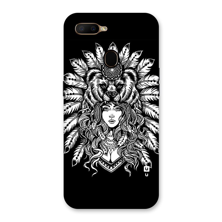 Girl Pattern Art Back Case for Oppo A5s