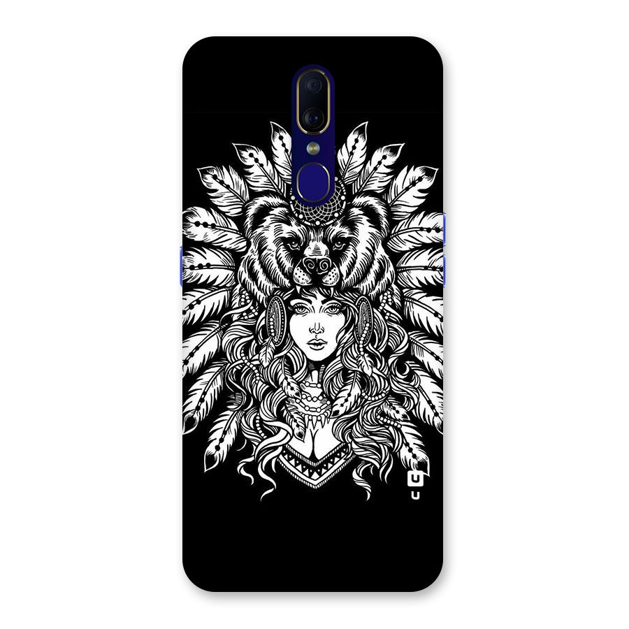 Girl Pattern Art Back Case for Oppo A9