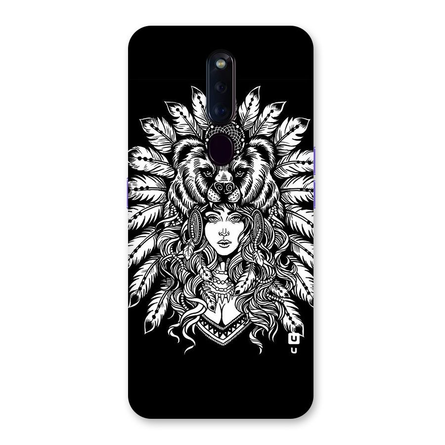 Girl Pattern Art Back Case for Oppo F11 Pro
