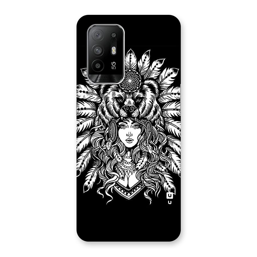 Girl Pattern Art Back Case for Oppo F19 Pro Plus 5G
