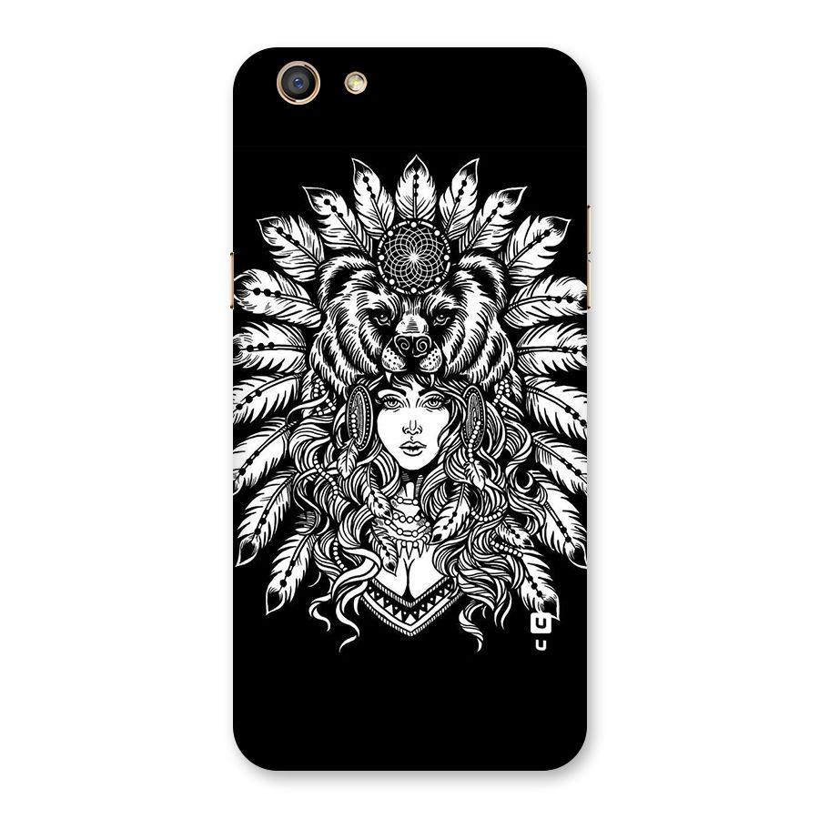 Girl Pattern Art Back Case for Oppo F3