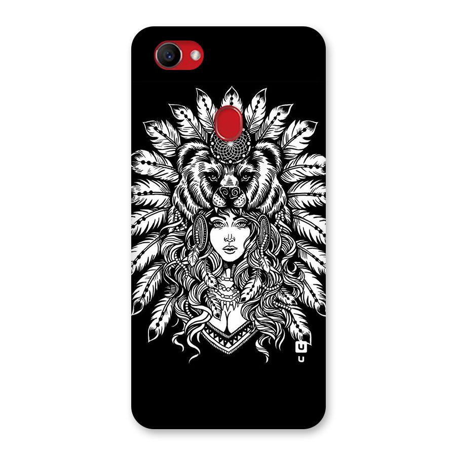 Girl Pattern Art Back Case for Oppo F7