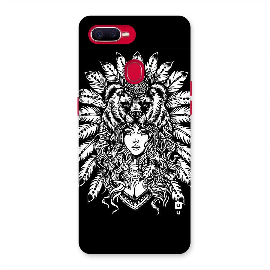 Girl Pattern Art Back Case for Oppo F9 Pro