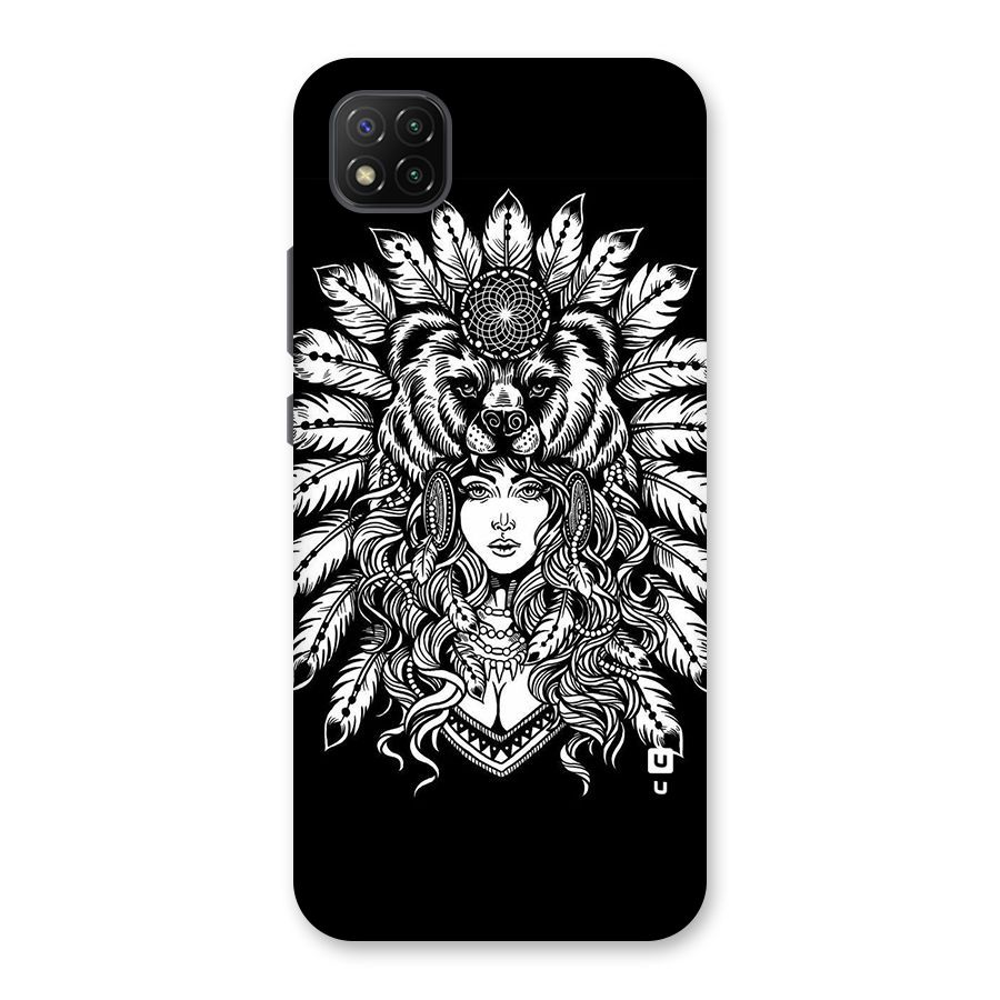 Girl Pattern Art Back Case for Poco C3