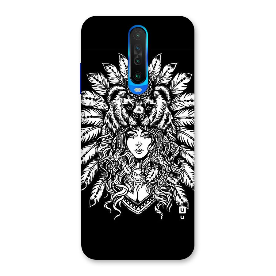 Girl Pattern Art Back Case for Poco X2