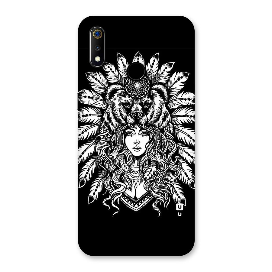 Girl Pattern Art Back Case for Realme 3