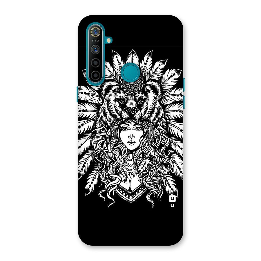 Girl Pattern Art Back Case for Realme 5i