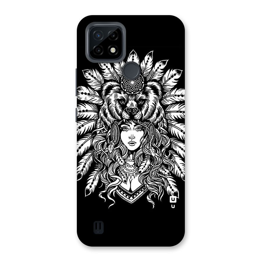 Girl Pattern Art Back Case for Realme C21