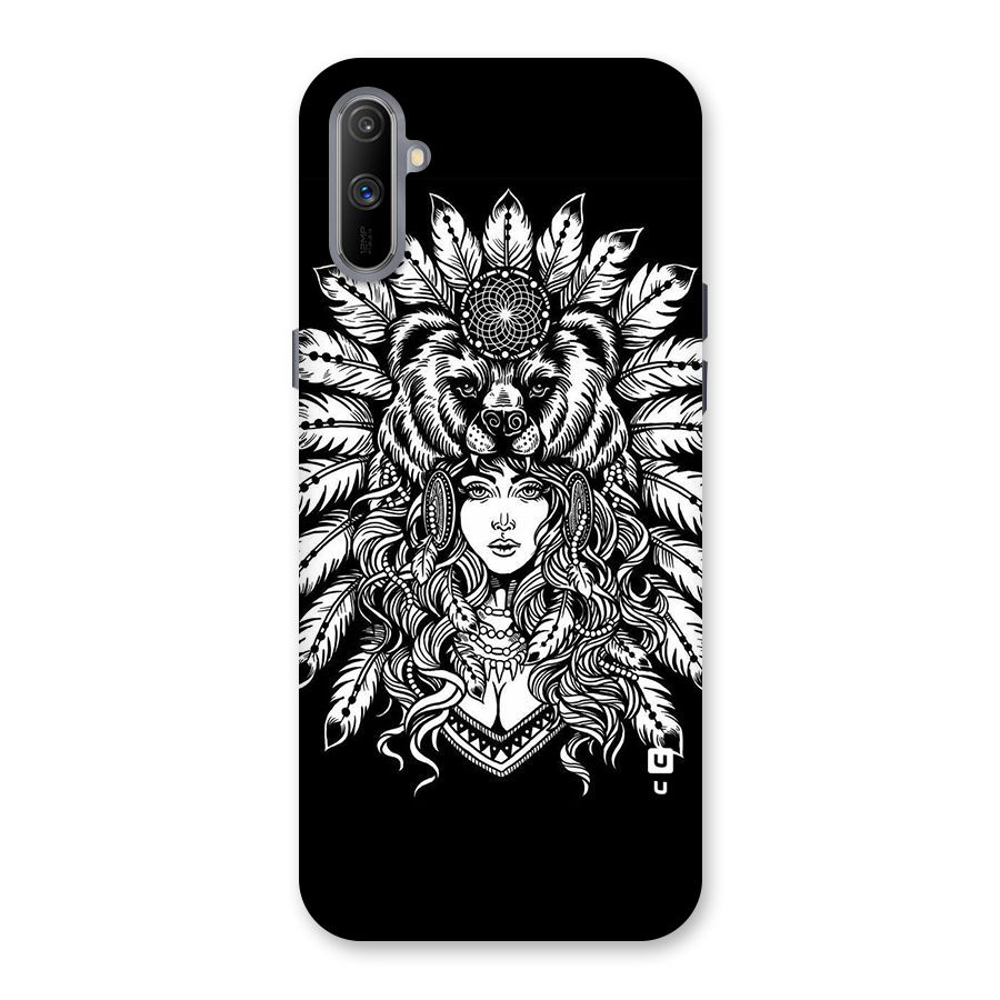 Girl Pattern Art Back Case for Realme C3