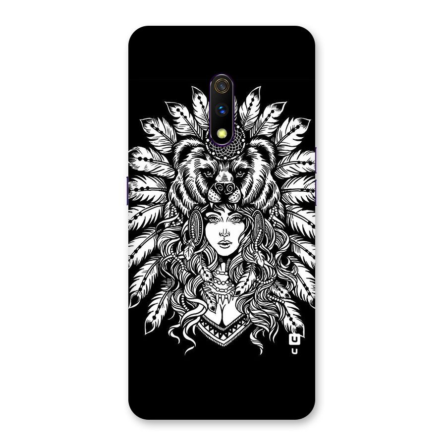 Girl Pattern Art Back Case for Realme X