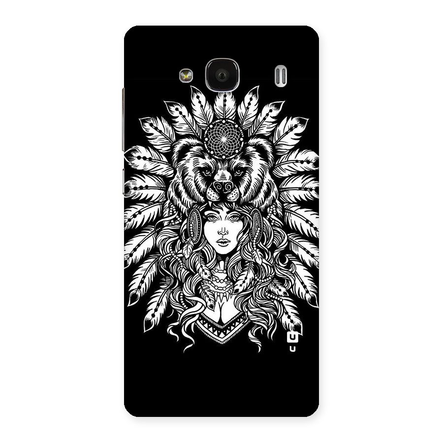 Girl Pattern Art Back Case for Redmi 2 Prime