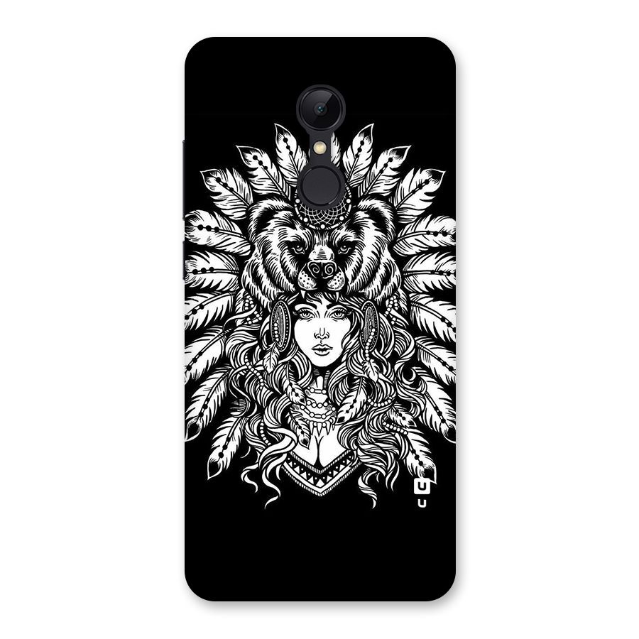 Girl Pattern Art Back Case for Redmi 5