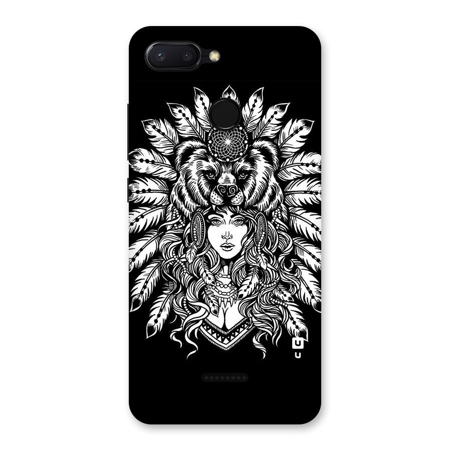 Girl Pattern Art Back Case for Redmi 6