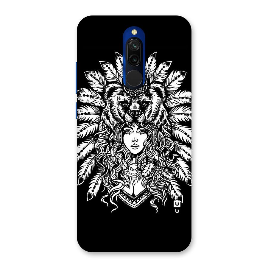 Girl Pattern Art Back Case for Redmi 8