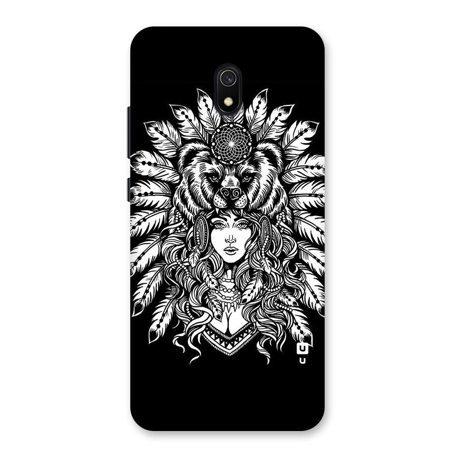 Girl Pattern Art Back Case for Redmi 8A
