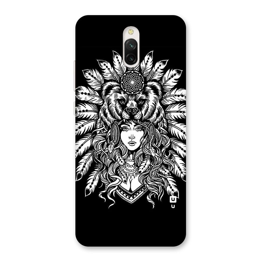 Girl Pattern Art Back Case for Redmi 8A Dual