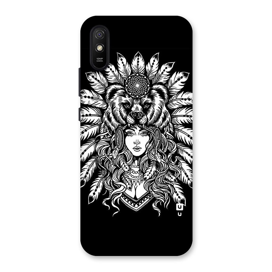 Girl Pattern Art Back Case for Redmi 9A
