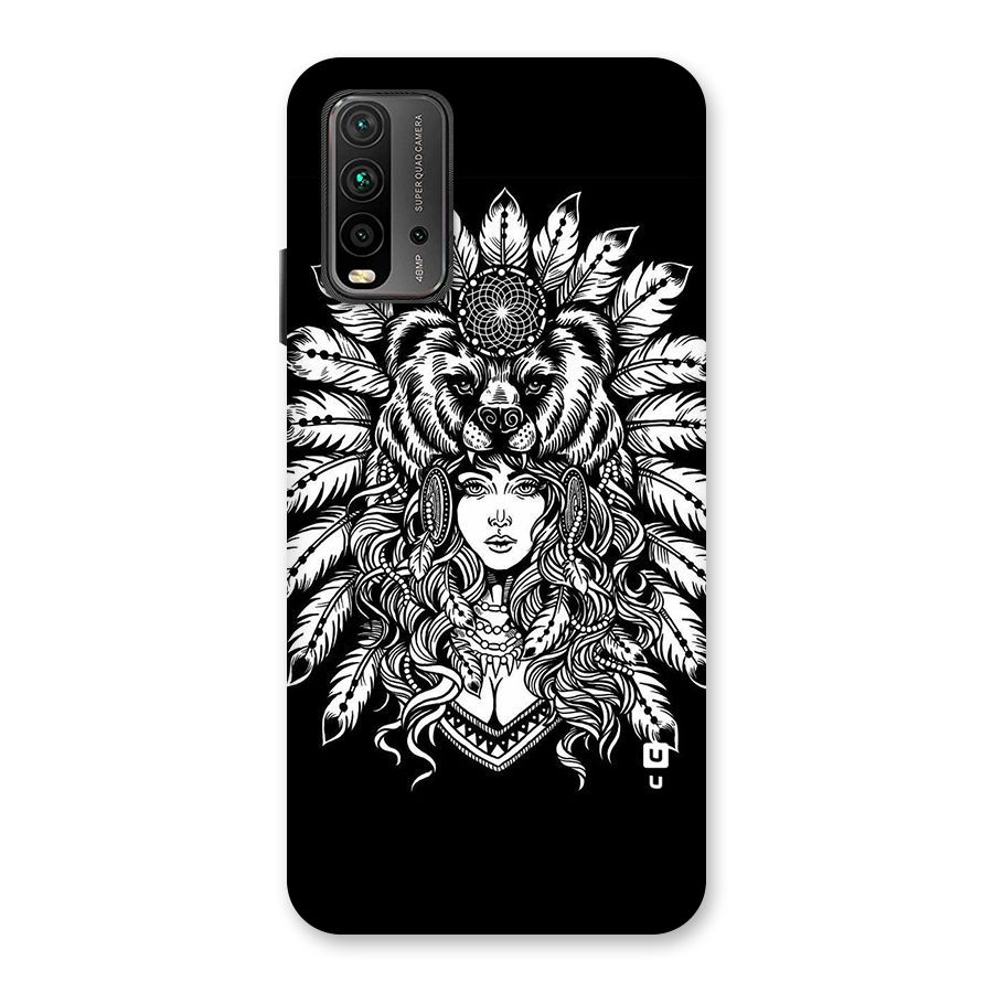 Girl Pattern Art Back Case for Redmi 9 Power