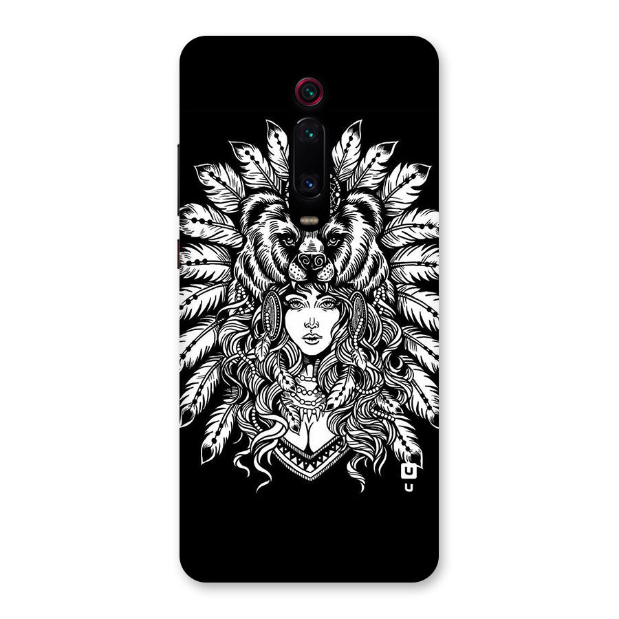 Girl Pattern Art Back Case for Redmi K20