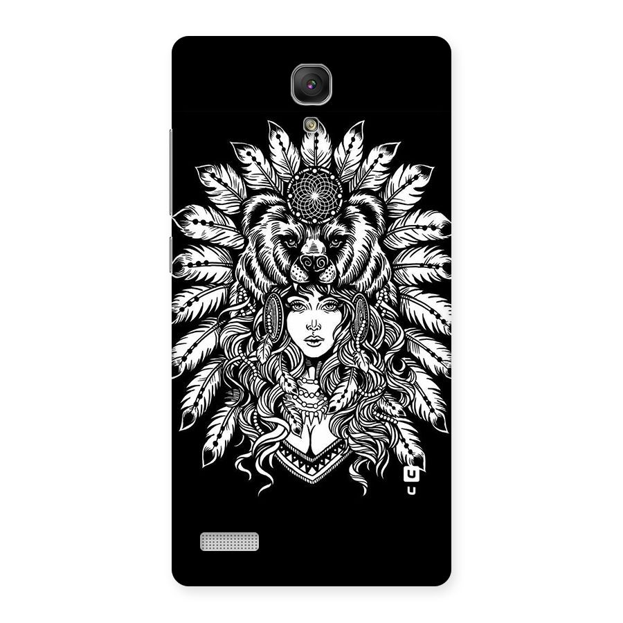 Girl Pattern Art Back Case for Redmi Note