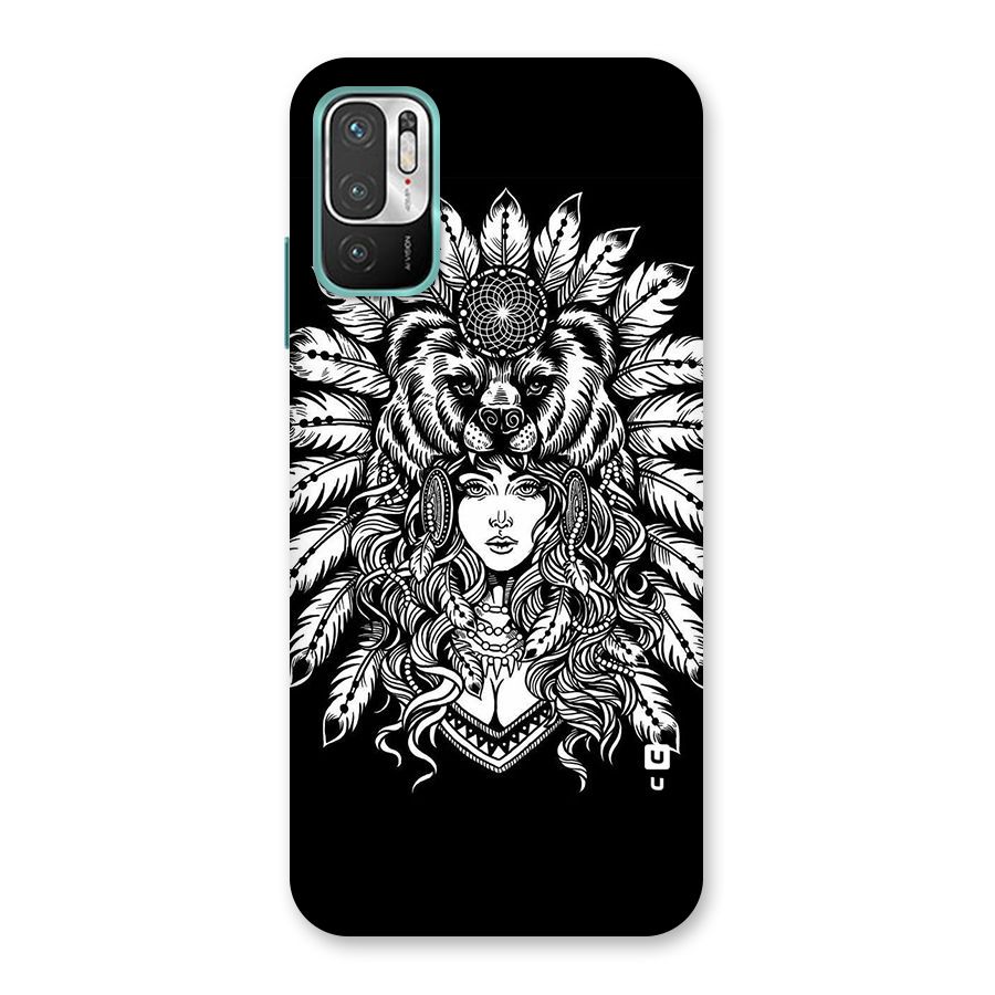 Girl Pattern Art Back Case for Redmi Note 10T 5G