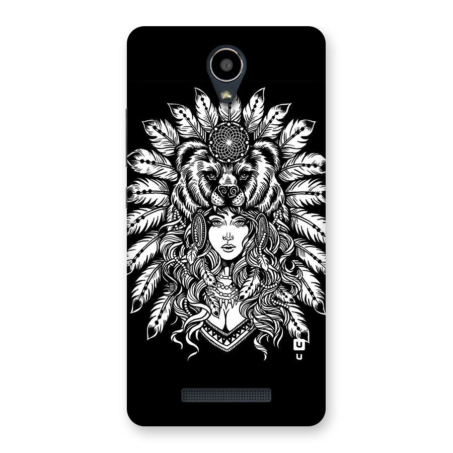 Girl Pattern Art Back Case for Redmi Note 2