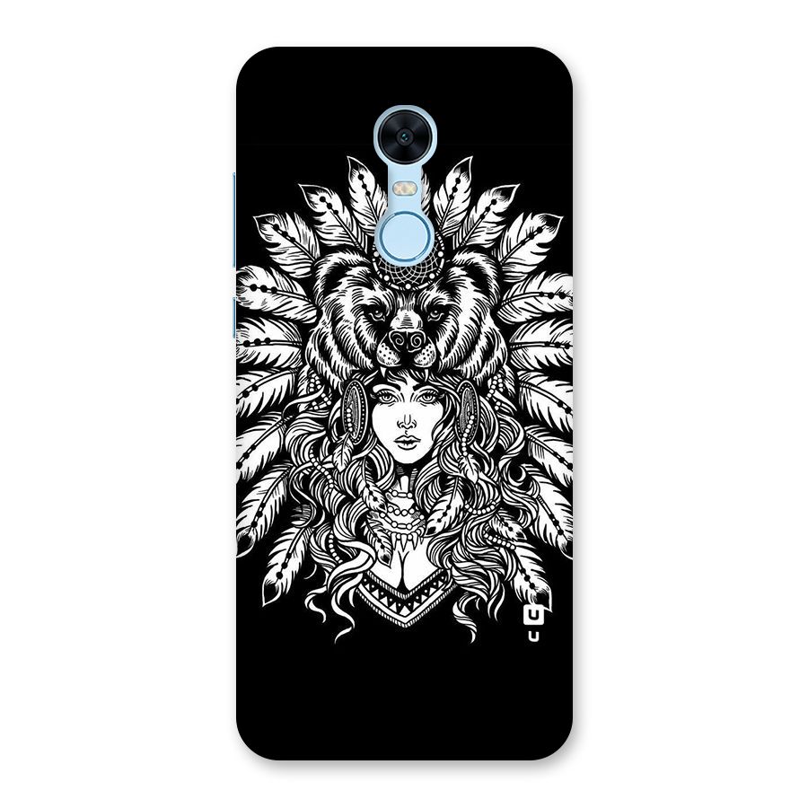 Girl Pattern Art Back Case for Redmi Note 5