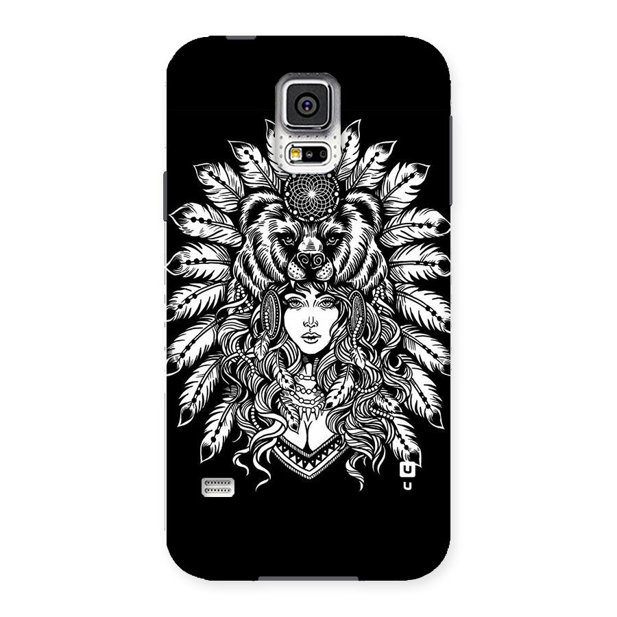 Girl Pattern Art Back Case for Samsung Galaxy S5