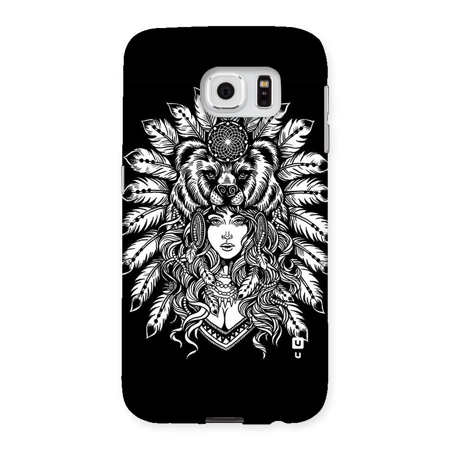 Girl Pattern Art Back Case for Samsung Galaxy S6