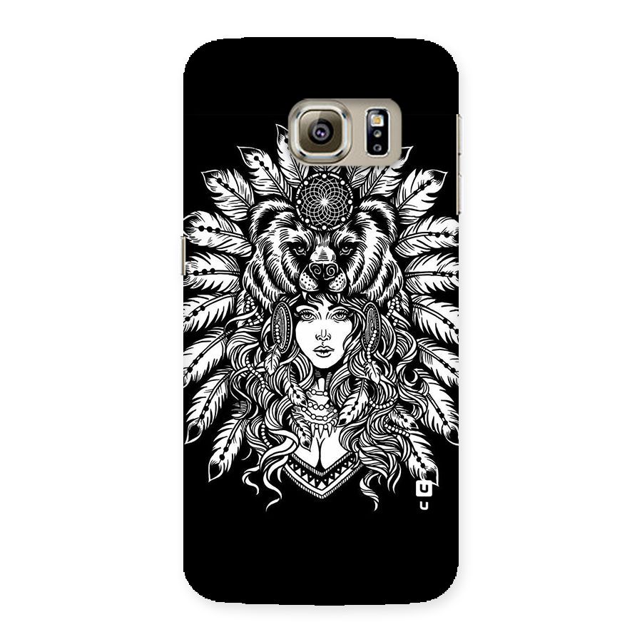Girl Pattern Art Back Case for Samsung Galaxy S6 Edge