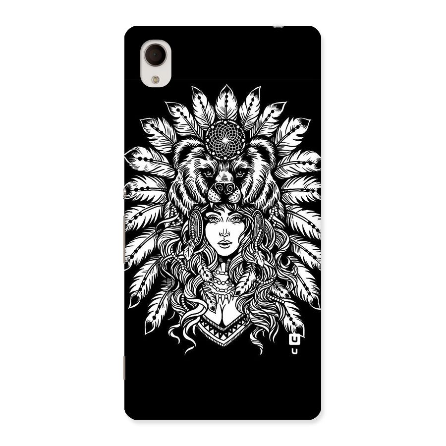 Girl Pattern Art Back Case for Sony Xperia M4