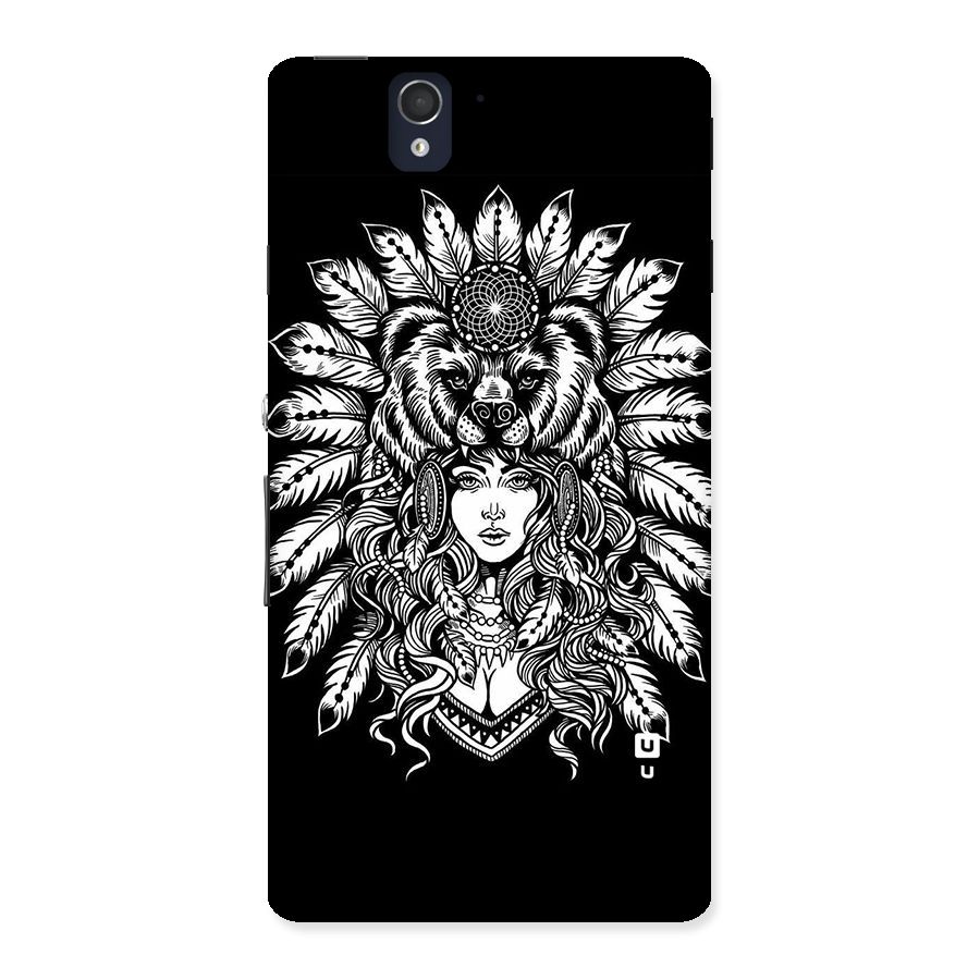 Girl Pattern Art Back Case for Sony Xperia Z