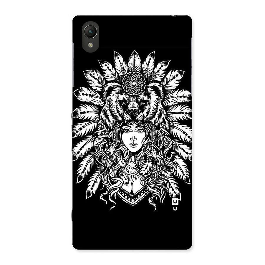 Girl Pattern Art Back Case for Sony Xperia Z1