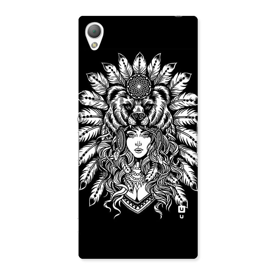 Girl Pattern Art Back Case for Sony Xperia Z3