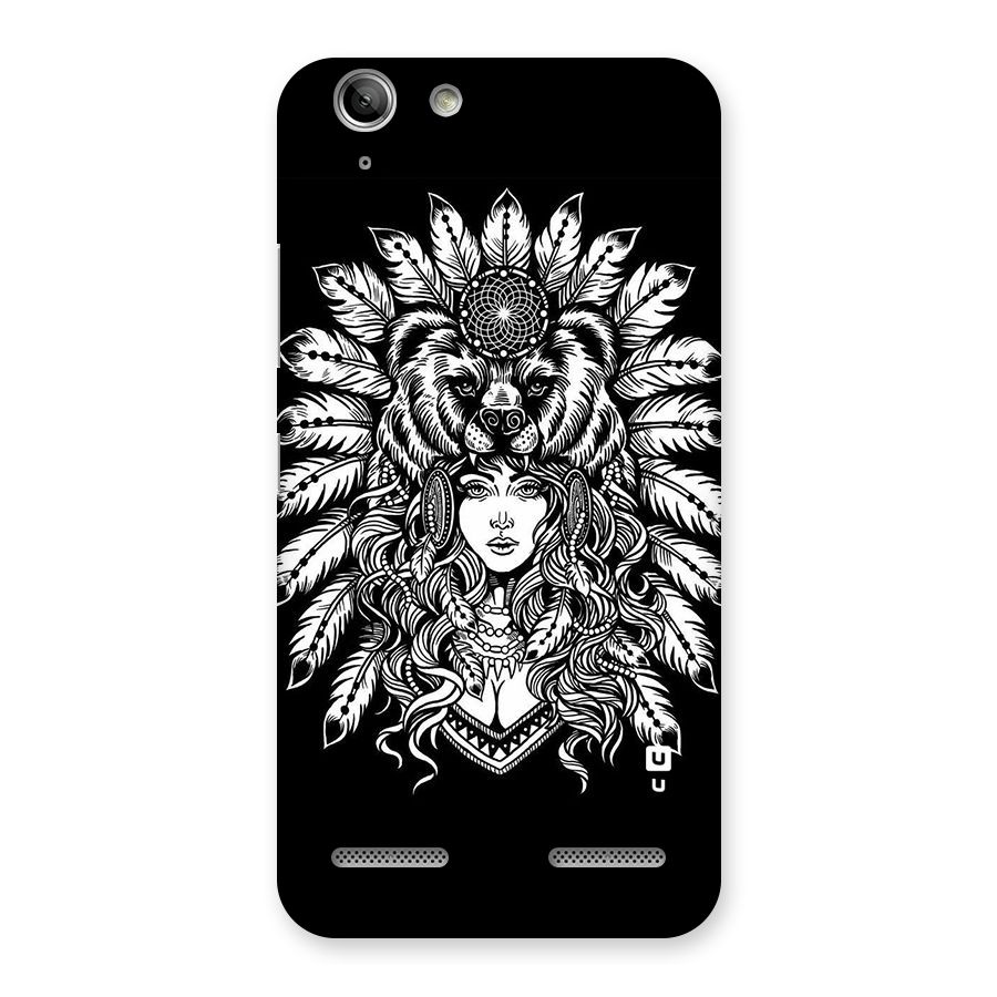 Girl Pattern Art Back Case for Vibe K5