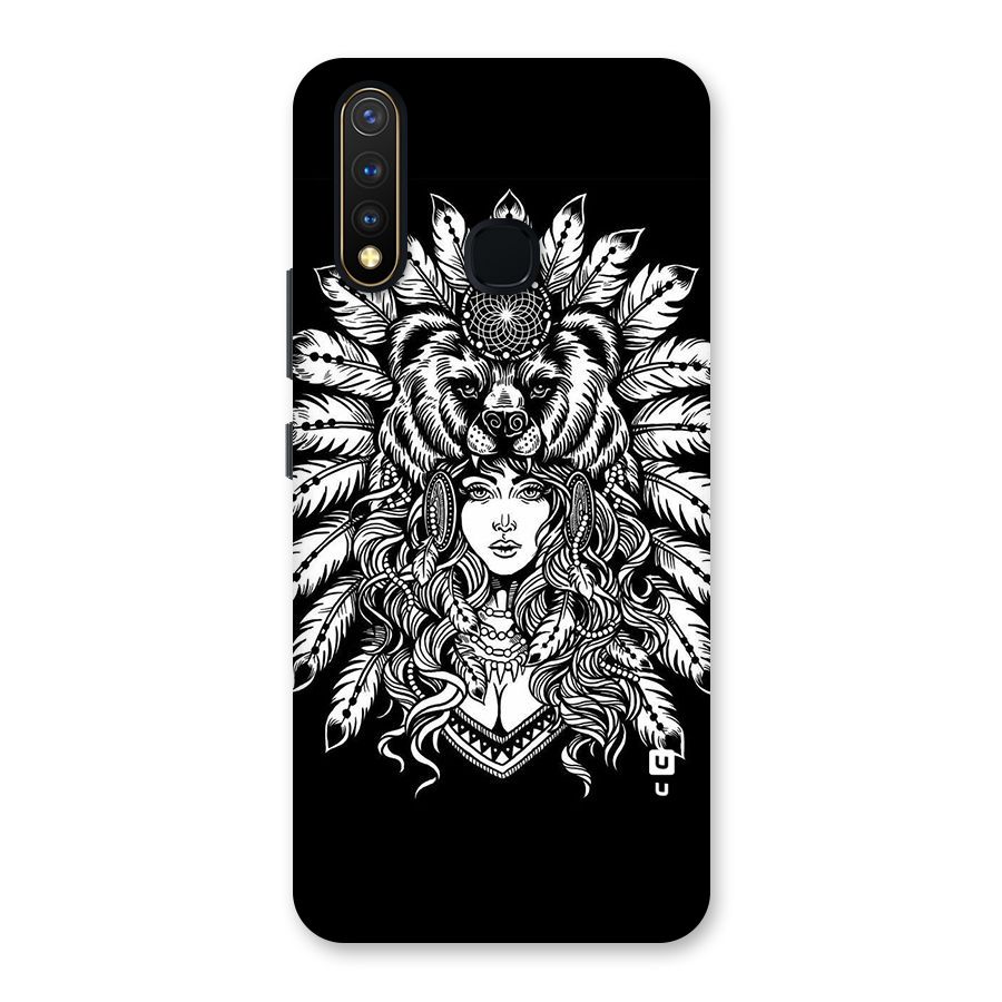 Girl Pattern Art Back Case for Vivo U20
