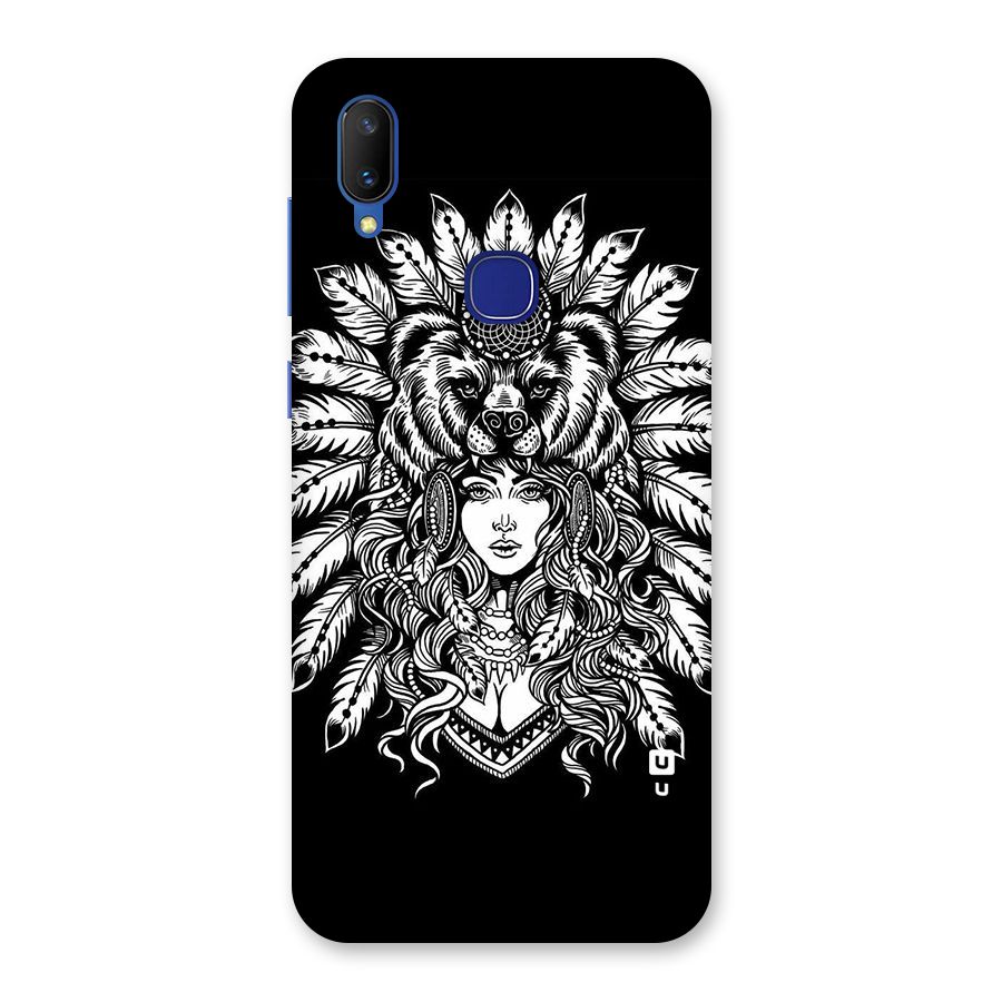 Girl Pattern Art Back Case for Vivo V11