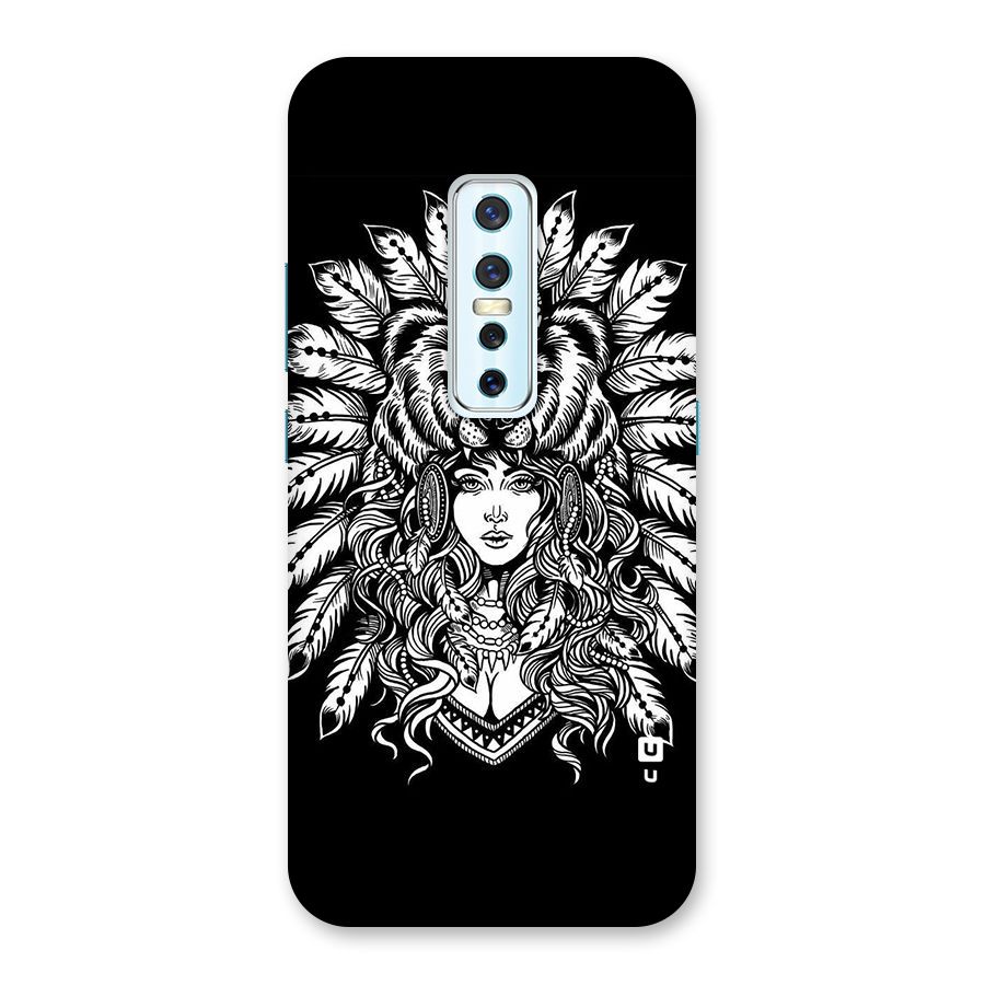 Girl Pattern Art Back Case for Vivo V17 Pro