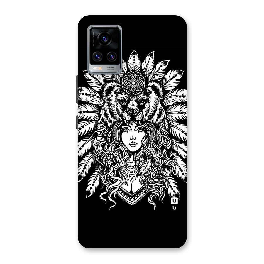 Girl Pattern Art Back Case for Vivo V20 Pro