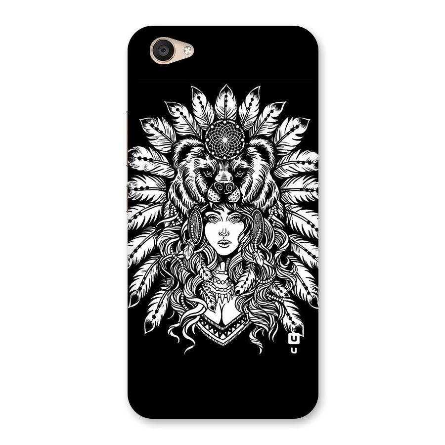 Girl Pattern Art Back Case for Vivo V5 Plus