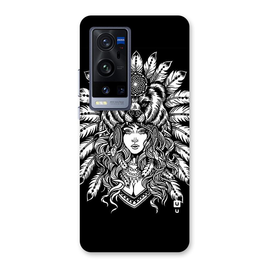 Girl Pattern Art Back Case for Vivo X60 Pro Plus