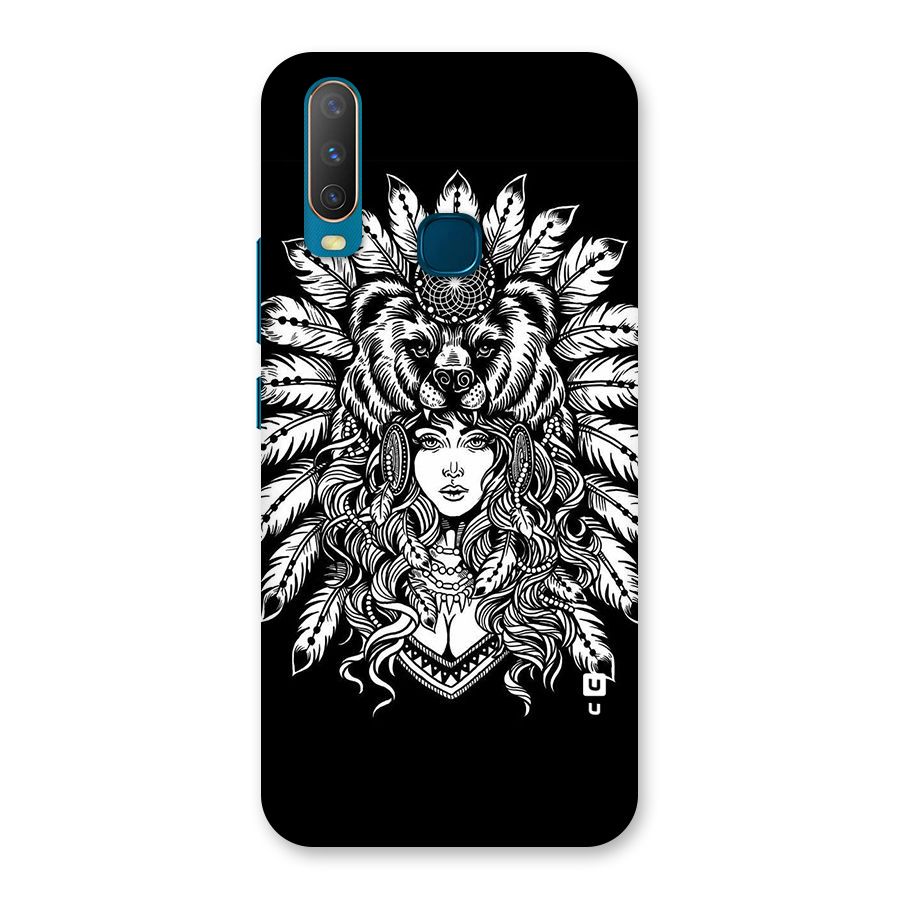 Girl Pattern Art Back Case for Vivo Y17